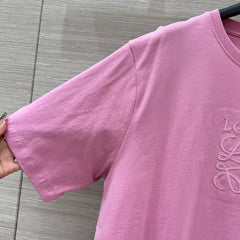 Loewe 25 Relaxed Fit T-shirt Lilac Cotton