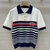 GUCCI SHORT-SLEEVE KNIT TOP 138