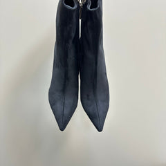 SL OPYUM HEELED BOOT BLACK SUEDE