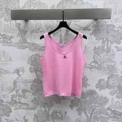 CHANEL SLEEVELESS KNIT TOP 263690