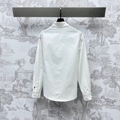 LV 25S EMBROIDERED HOLLOW SHIRT 264718