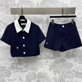 DIOR 25S BLAZER AND SHORTS SET 264681
