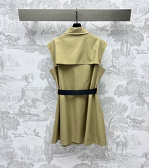 DIOR 25S SLEEVELESS DRESS WITH BELT 264685