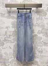 CHANEL 25S HIGH WAIST DENIM JEANS 264623