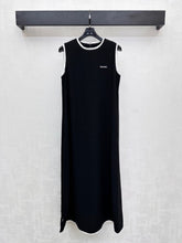 MIU 25S LONG VEST DRESS IN ACETATE 264519