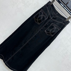 CHANEL HIGH-WAIST SKIRT WITH CUT-OUT HEM 274765