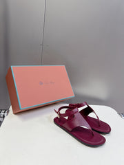 LP TRANI SANDALS BOYSENBERRY CALFSKIN