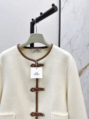 HERMES 25S REVERSIBLE SHORT CASHMERE COAT 130