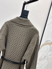 HERMES 25S LONG KNIT CARDIGAN 99430