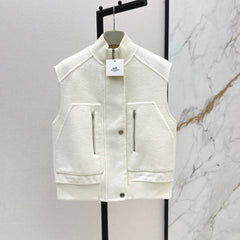 HERMES 25S SLEEVELESS JACKET 526962