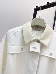 HERMES 25S LONG WINDJACKET 99430