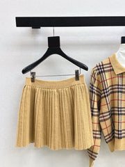BURBERRY 25S POLO SHIRT AND SKIRT SET 0047