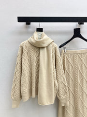 MAX MARA 25S KNIT SKIRT SET 091