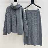 MAX MARA 25S KNIT SKIRT SET 092