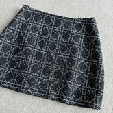 DIOR 25S PLEATED PLAID SKIRT STYLE 009