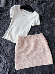 DIOR 25S PLEATED PLAID SKIRT STYLE 058