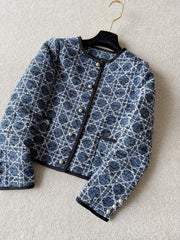 DIOR 25S CANNAGE CROPPED JACKET STYLE 056