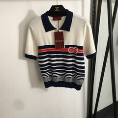 GUCCI SHORT-SLEEVE KNIT TOP 53