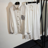 LOEWE SHIRT AND TROUSERS SET STYLE 116