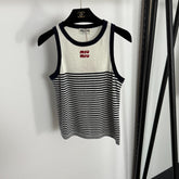MIUMIU SLEEVELESS KNIT TOP STYLE 361