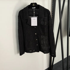 CHANEL 25S LONG-SLEEVE KNIT CARDIGAN STYLE 129