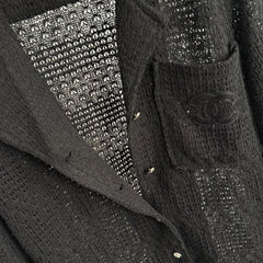 CHANEL 25S LONG-SLEEVE KNIT CARDIGAN STYLE 129