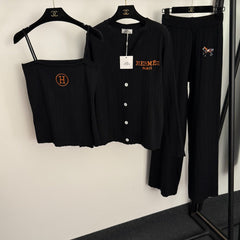 HERMES 25S KNIT THREE-PIECE VEST SET 137
