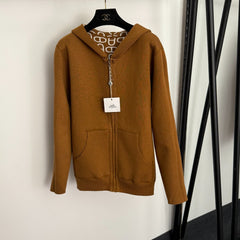 HERMES 25S REVERSIBLE CASHMERE SWEATER JACKET 114