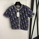 DIOR 25S SHORT-SLEEVE KNITTED CARDIGAN STYLE 331