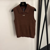 CHANEL 25S SLEEVELESS CROCHET VEST 336