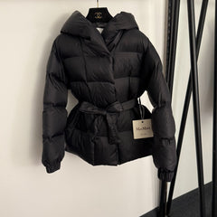 MAX MARA 25S LONG-SLEEVE COTTON HOODED JACKET 220