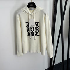 MAX MARA 25S HOODED LONG-SLEEVE KNIT SWEATSHIR 048