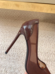 NORMA PUMPS IN CHESTNUT MESH