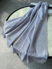 SCARF 210 CM IN PASTEL PURPLE CASHMERE 402209