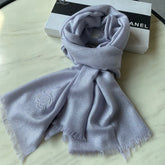 SCARF 210 CM IN PASTEL PURPLE CASHMERE 402209