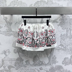 MIUMIU SHORT PLEATED SKIRT 267874