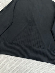 CC Cardigan In Black Wool Viscose