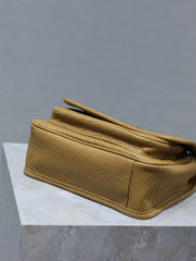 NIKI BABY 22 IN DIJON YELLOW ELEPHANT PATTERN LAMBSKIN