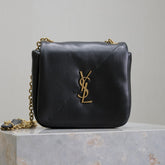 YSL 25S JAMIE CUBE 16 IN BLACK CALFSKIN