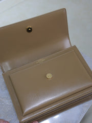 YSL 25S SUNSET BAG 22 IN BROWN CALFSKIN GOLD HARDWARE