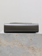 MANHATTAN IN BOX SMALL 24 IN KOMBU GREEN CALFSKIN GOLD HARDWARE