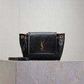 MINI NOLITA BAG 18 IN BLACK LAMBSKIN COPPER HARDWARE