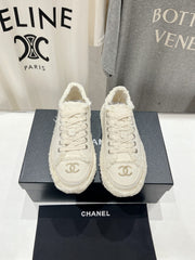 CC SNEAKER WHITE DENIM FABRIC