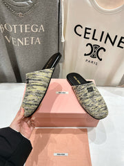 KNITTED MULES IN MULTICOLOR WOOL