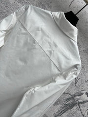 Loewe Logo Embroidered Shirt White Cotton