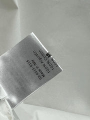 Loewe Logo Embroidered Shirt White Cotton