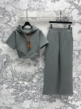 Loewe 25 Sweatshirt Suit Gray Cotton
