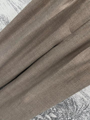 Loewe 25 Logo Ribbon Pants Ligth Brown Polyester Fiber