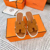 EZE 65 SANDAL BRIGHT BROWN SUEDE