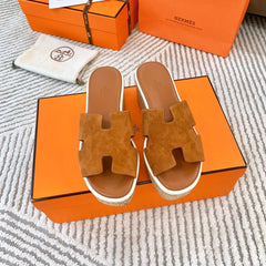 EZE 65 SANDAL BRIGHT BROWN SUEDE